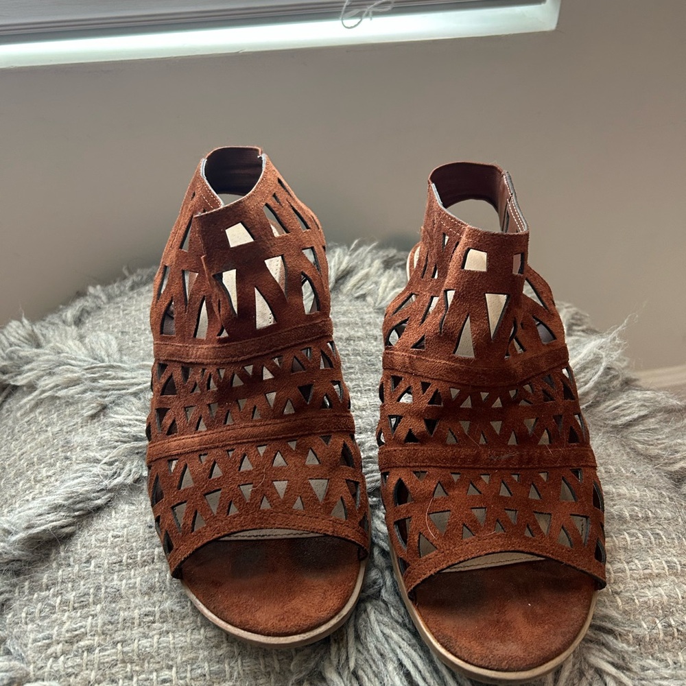 Brown heels